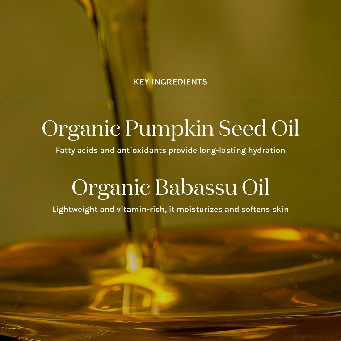 key ingredients of body and bath oil