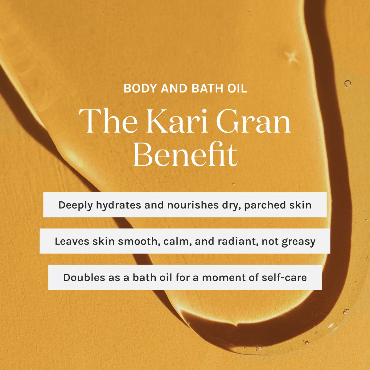benefits of body and bath oil