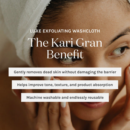 benefits of exfoliating washcloth