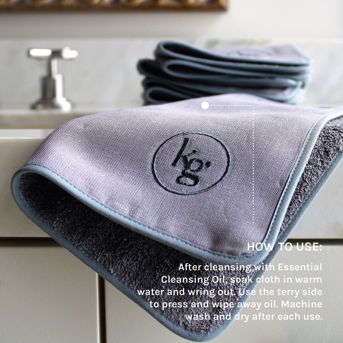 how to use exfoliating washcloth