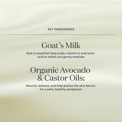key ingredients for luxe cleansing bar
